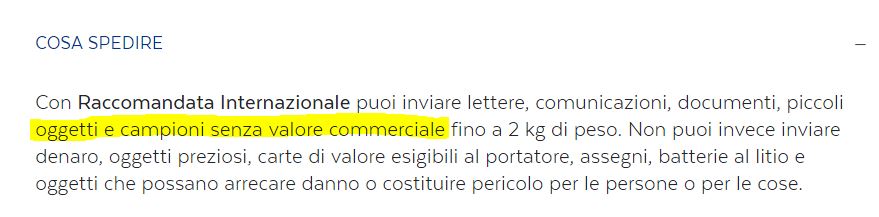 Poste Italiane Raccomandate Internazionali Dove E Quando