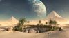 oasi, deserto, piramidi, luna,.jpg